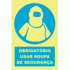 OBRIGAT&Oacute;RIO USAR ROUPA DE SEGURAN&Ccedil;A