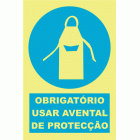 OBRIGAT&Oacute;RIO USAR AVENTAL DE PROTEC&Ccedil;&Atilde;O