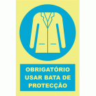 OBRIGAT&Oacute;RIO USAR BATA DE PROTEC&Ccedil;&Atilde;O