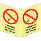 PROIBIDO FUMAR NO ELEVADOR