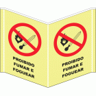 PROIBIDO FUMAR E FOGUEAR
