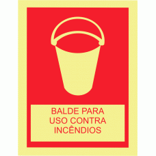 BALDE PARA USO CONTRA INCÊNDIOS