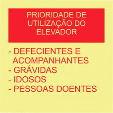 PRIORIDADE DE UTILIZAÇÃO DO ELEVADOR