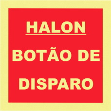 HALON BOTÃO DE DISPARO