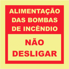 ALIMENTAÇÃO DAS BOMBAS DE INCÊNDIO