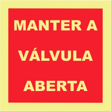MANTER A VÁLVULA ABERTA  