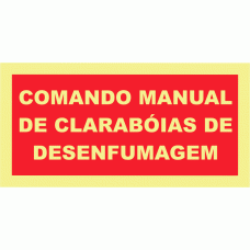 COMANDO MANUAL DE CLARABÓIAS DE DESENFUMAGEM