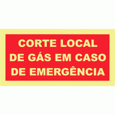 CORTE LOCAL DE GÁS EM CASO DE EMERGÊNCIA
