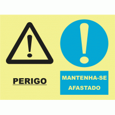 PERIGO. MANTENHA-SE AFASTADO