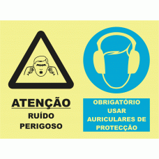 ATEN&Ccedil;&Atilde;O RU&Iacute;DO PERIGOSO. OBRIGAT&Oacute;RIO USAR AURICULARES DE PROTE&Ccedil;&Atilde;O