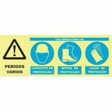 OBRIGAT&Oacute;RIO CAPACETE, BOTAS E LUVAS DE PROTE&Ccedil;&Atilde;O