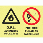 G.PL. PROIBIDO FUMAR OU FAZER LUME