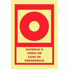 QUEBRAR EM CASO DE EMERGÊNCIA