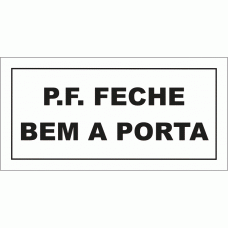 P.F. FECHE A PORTA