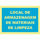 LOCAL DE ARMAZENAGEM DE MATERIAIS DE LIMPEZA 