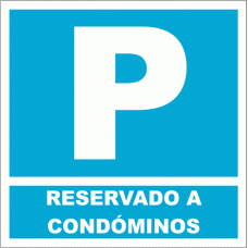 PARQUE DE ESTACIONAMENTO RESERVADO A CONDOMÍNIOS 