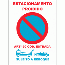 ESTACIONAMENTO PROIBIDO 