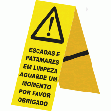 ESCADAS E PATAMARES EM LIMPEZA (AMOVÍVEL) 