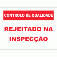 REJEITADO NA INSPECÇÃO