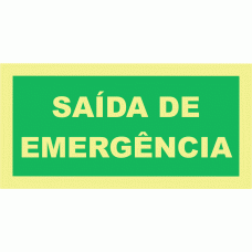 SAÍDA DE EMERGÊNCIA