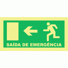 SAÍDA DE EMERGÊNCIA ESQUERDA