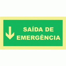 SA&Iacute;DA DE EMERG&Ecirc;NCIA EM FRENTE