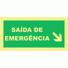 SAÍDA DE EMERGÊNCIA BAIXO DIREITA