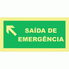 SA&Iacute;DA DE EMERG&Ecirc;NCIA CIMA ESQUERDA