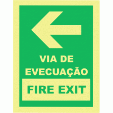 VIA DE EVACUA&Ccedil;&Atilde;O SA&Iacute;DA DE INC&Ecirc;NDIO 