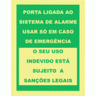 PORTA LIGADA AO SISTEMA DE ALARME 