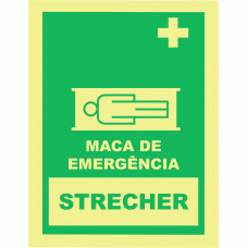MACA DE EMERG&Ecirc;NCIA (legenda em ingl&ecirc;s)