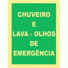 CHUVEIRO E LAVA OLHOS DE EMERG&Ecirc;NCIA