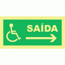 Saída para deficientes direita