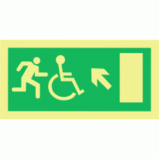 Saída á esquerda (acesso a deficientes)