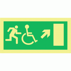 Saída á direita (acesso a deficientes)