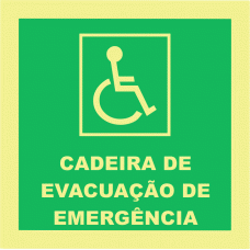 CADEIRA DE EVACUA&Ccedil;&Atilde;O DE EMERG&Ecirc;NCIA