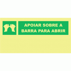 Apoiar Sobre a Barra para Abrir 