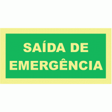 SA&Iacute;DA DE EMERG&Ecirc;NCIA