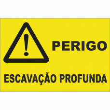 PERIGO ESCAVA&Ccedil;&Atilde;O PROFUNDA