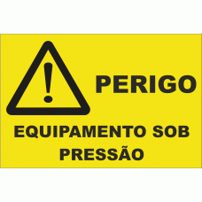 PERIGO EQUIPAMENTO SOB PRESS&Atilde;O