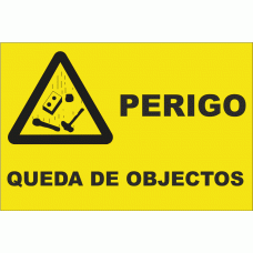 PERIGO QUEDA DE OBJECTOS