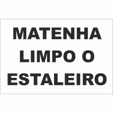 MATENHA LIMPO O ESTALEIRO