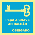 PEÇA A CHAVE AO BALCÃO