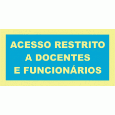 ACESSO RESTRITO A DOCENTES E FUNCIONÁRIOS