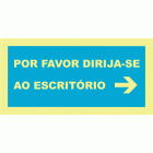 POR FAVOR DIRIJA-SE AO ESCRITÓRIO DIREITA