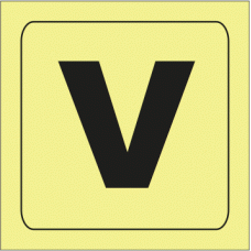 LETRA V 