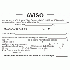 Aviso de uso obrigat&oacute;rio de acordo com a portaria 1108/2001