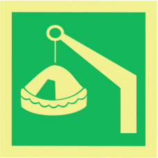 grua de bote salva vidas