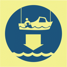 LOWER RESCUE BOAT