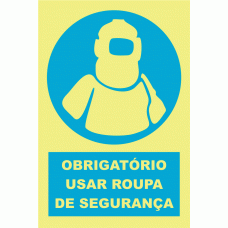 OBRIGAT&Oacute;RIO USAR ROUPA DE SEGURAN&Ccedil;A